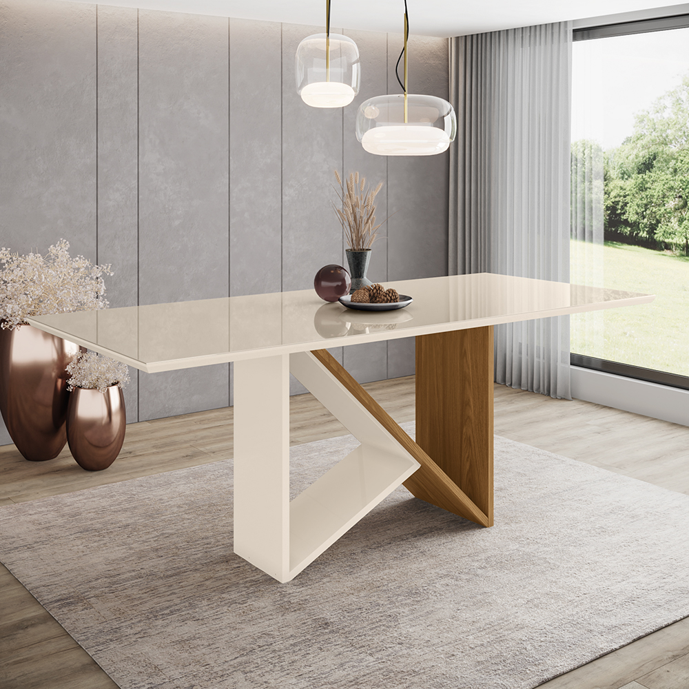 [TABLE-SC109-127] TABLE CREM/BOIS IASMIN  2000X800X900