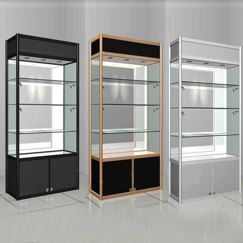 [VITRINE-SC002] VITRINE MAGASIN NOIR DORE SC002