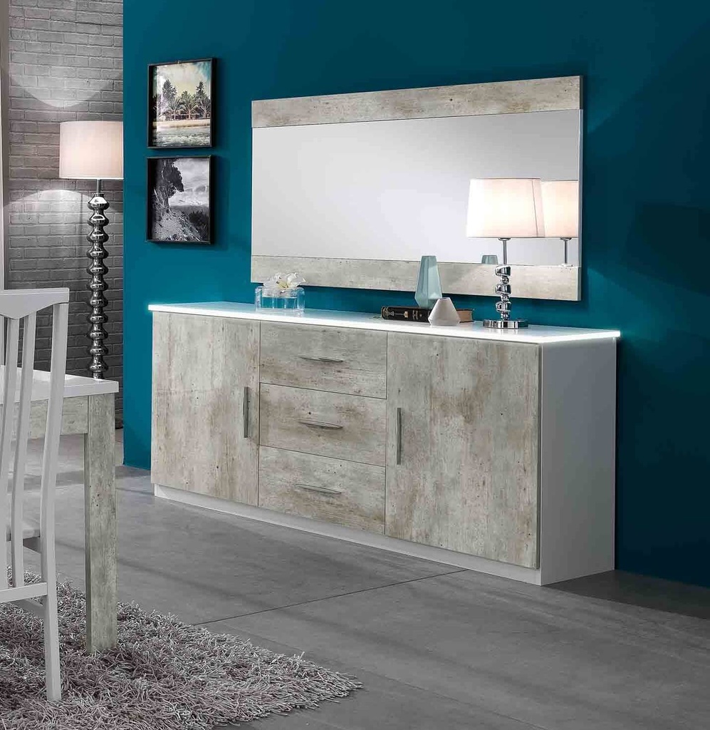 [BAHUT-ATLANTAENFILADE] ENFILADE ATLANTA GRISE 