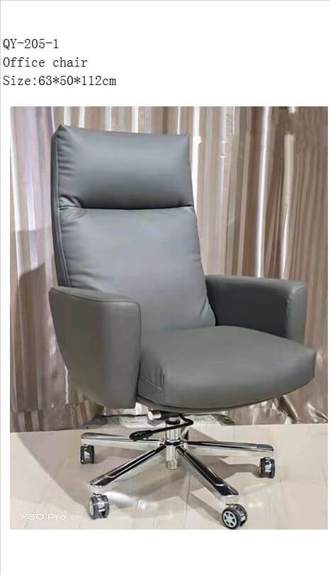 [CHAISE-QY-205] CHAISE DE BUREAU 63*50*112 REF  1140 NOIR