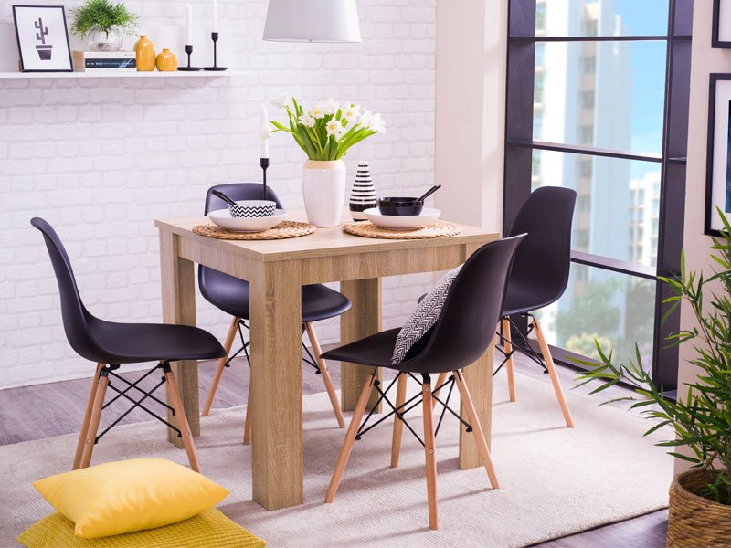 [TABLE-TABLE80X80] TABLE DT CHENE CARREE 80X80 11008786