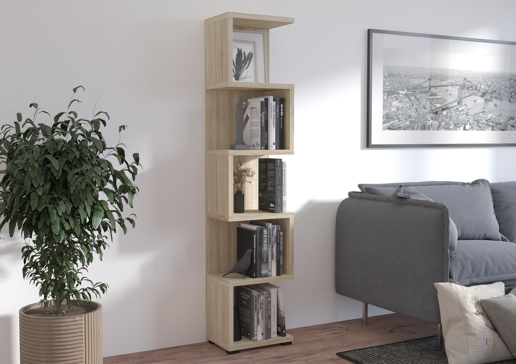 [BIB-MORESO01 SONOMA] BIBLIOTHEQUE ZIGZAG MORE SO01